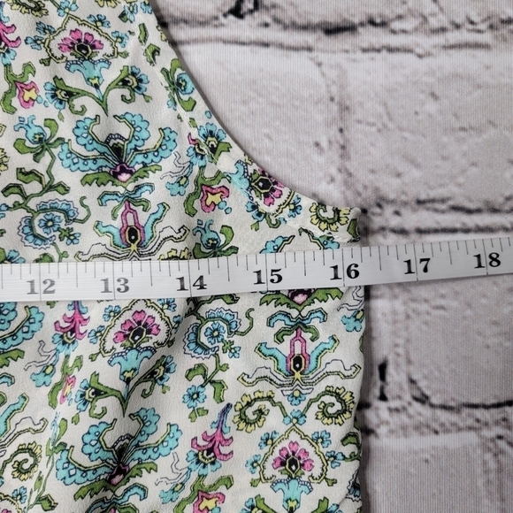 Juicy Couture Desert Paradise Floral Print Jumpsuit Romper Silk Shell Size 2 - Picture 11 of 16